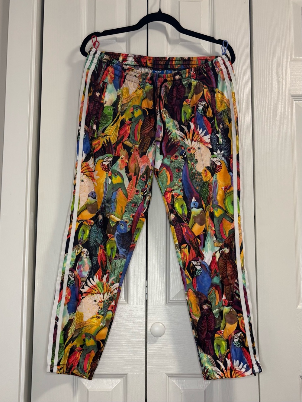 Adidas x Farm Rio Passaredo Parrot Print Trefoil Track Suit / Size M / rare - Picture 3 of 3